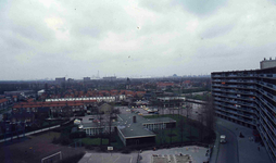 DIA42261 Spijkenisse; ; De Marrewijkflat, ca. 1980