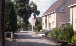 DIA42687 Woningen langs de Achterweg; Augustus 1990