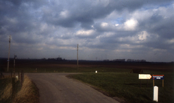 DIA42845 Uitzicht op de polder vanaf de kruising Toldijk en de Aaldijk; September 1988