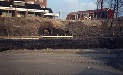 DIA43353 Archeologische opgraving op de plek van het nieuwe centrum van Spijkenisse; ca. 1983