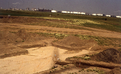 DIA43448 Archeologische opgraving op het terrein tussen de Groene Kruisweg en de Ommering, ter hoogte van de ...