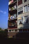 DIA43897 Flatwoningen van Simplex in de wijk Hoogwerf; ca. 1978