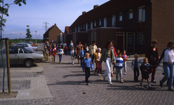 DIA44319 Leerlingen van basisschool Het Baken op de Vedergras; Juni 1984