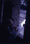 DIA44383 Plaatsen van het carillon in de toren van de Dorpskerk; 1988