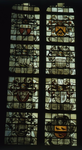 DIA68009 Glas in loodraam in de dorpskerk van Vierpolders; ca. 1980