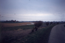 DIA70090 De holle mare, gezien vanaf de Hollemaarsedijk; ca. 1980