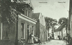 DIA_PB0019 Kijkje in de Vissersdijk; ca. 1920