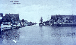 DIA_PB0075 Kijkje op de haven van Zwartewaal; ca. 1920