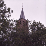 DIA_GF_1270 Toren van de kerk van Zwartewaal; 28 juli 1976