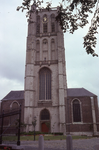DIA_GF_1313 De toren van de St. Catharijnekerk; 19 juli 1977