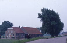 DIA_GF_1376 Boerderij langs de Achterdijk in Vierpolders; 11 juli 1979