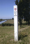 AB_GRENSPALEN_003 Grenspalen van de Privatieve Visserij van Abbenbroek; paal nummer 3; Juli 2003