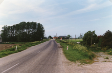 AB_HAASDIJK_022 De dijk van af het dorp Simonshaven gezien richting Biert / Zuidland; 1989