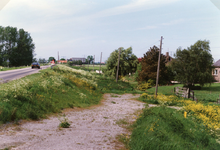 AB_HAASDIJK_023 De dijk van af het dorp Simonshaven gezien richting Biert / Zuidland; 1989