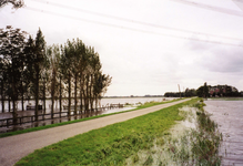AB_HOOGWATER_012 Wateroverlast in de polder van Abbenbroek na de overvloedige regenval; 16 september 1998