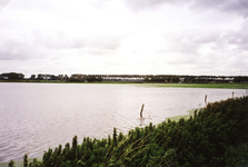 AB_HOOGWATER_016 Wateroverlast in de polder van Abbenbroek na de overvloedige regenval; 16 september 1998