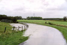 AB_HOOGWATER_019 Wateroverlast in de polder van Abbenbroek na de overvloedige regenval; 16 september 1998