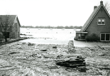 AB_WATERSNOODRAMP_034 Woning van de schoonouders Noordermeer van I. v/d Hoonaard; 1 februari 1953