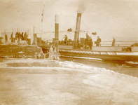 BR_BRIELSEMAAS_001 Brielle; De aanlegplaats van de veerboot, 2 maart 1929