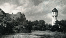 BR_GJVDBOOGERDWEG_WATERTOR_021 De watertoren en de Rijks HBS; 1926