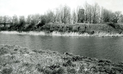 BR_LANGESINGEL_061 Kijkje op de Langesingel, met de beplanting van knotwilgen; 1975