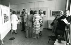 BR_MUSEUM_ACTIVITEITEN_089 Opening van een tentoonstelling van Piet Middelhoek over De Veste; 11 augustus 1988