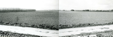 BR_ROCHUSMEEUWISZOONWEG_029 Het terrein waar de jachthaven M.H. Tromp zal worden aangelegd; April 1973