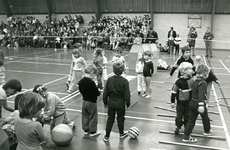 BR_VERENIGINGEN_BRINIO_021 Gymnastiekvereniging Brinio organiseert een demonstratie in Sportcomplex Dukdalf; 21 maart 1985