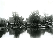 BR_WERFJE_001 De vroegere scheepswerf langs het Zuid Spui; ca. 1930