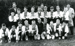 BR_WRW_085 Junior elftal van voetbalvereniging Wit-Rood-Wit, Joost Passenier, Maarten Pothof, Henk Berkhout,Joop ...