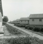 HE_NIEUWEZEEDIJK_005 Woonkamp Het Groote Weergors, voor de arbeiders van de Haringvlietdam ; 22 mei 1964