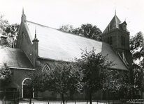 NN_DORPSSTRAAT_008 De kerk van Nieuwenhoorn; ca. 1930