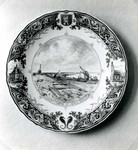 OV_BRIELSEMAASDAM_05 Oostvoorne; Gedenkbord van de afsluiting van de Brielse Maas met de Brielse Maasdam, 26 april 1951