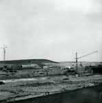 OV_BRIELSEMAASDAM_07 Oostvoorne; Werkzaamheden voor de aanleg van de Brielse Maasdam, ca. 1950
