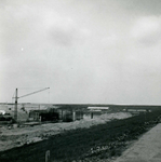 OV_BRIELSEMAASDAM_09 Oostvoorne; Werkzaamheden voor de aanleg van de Brielse Maasdam, ca. 1950