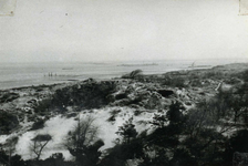 OV_BRIELSEMAASDAM_25 Oostvoorne; Werkzaamheden voor de aanleg van de Brielse Maasdam, ca. 1950