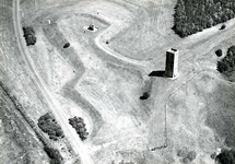 OV_HEINDIJK_61 Oostvoorne; Luchtfoto van het Stenen Baak en de Kogeloven, ca. 1962