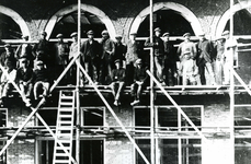 OV_KOLONIEHUIS_02 Koloniehuis Naar Buiten in aanbouw; ca. 1925