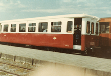 OV_TRAM_55 De RTM Tram. Personenrijtuig met twee gesloten balkons; ca. 1960