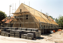 OV_ZANDWEG_09 Aanbouw van tien nieuwe woningwetwoningen langs de Zandweg, als bouwproject voor leerlingen; 1987