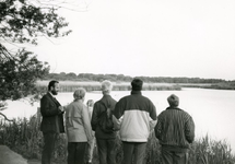 RO_QUACKJESWATER_17 Rockanje; Nachtegalentocht bij het Quackjeswater, met links Leen bakker, ca. 1990