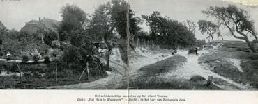 RO_VLEERDAMSEDIJK_54 Huize Walesteijn, ofwel Vredenheim, en de duinen van Voorne. Afbeelding afkomstig uit Maandblad De ...
