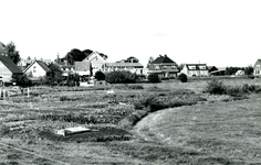 SH_MOLENDIJK_13 Kijkje op de Garsdijk en stukje Ring, op de voorgrond volkstuinen; 24 november 1961