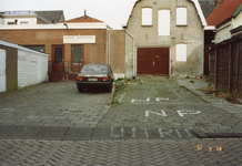 SP_ACHTERSTRAAT_022 Achterzijde van pand langs de Achterstraat, el Hombre en grieks restaurant; 19 maart 1992