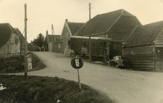 SP_BREEWEG_001 Woningen langs de Breeweg, vroeger Hekelingse Stoep geheten; ca. 1952