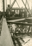 SP_BRUGGEN_BOTLEKBRUG_009 De aanleg van de Botlekbrug; 1955