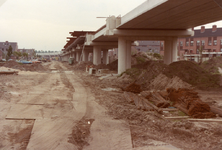 SP_METRO_AANLEG_028 Bouw van de metrolijn in Spijkenisse; 8 juni 1983