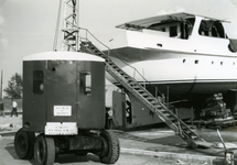 SP_NOORDEINDE_084 Scheepswerf van Van Hamburg langs de haven bij het Noordeinde; ca. 1970