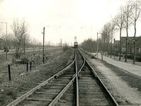 SP_TRAM_001 Trambaan langs de Groene Kruisweg en rechts het Molenpad; 1963