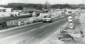 VP_GROENEKRUISWEG_018 Aanleg van nieuwe rijbanen vanwege de aanleg van de Brielse brug; 19 juni 1970